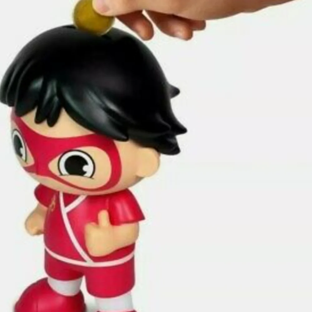 Ryan's World Ninja mega mystery coin bank NIB